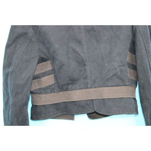 Vintage Polo Ralph Lauren Button Up Military Band Jacket Women XL Navy Blue - Picture 6 of 8